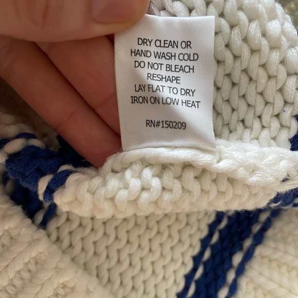 La Ligne White and Blue Striped Sweater - Picture 10 of 12